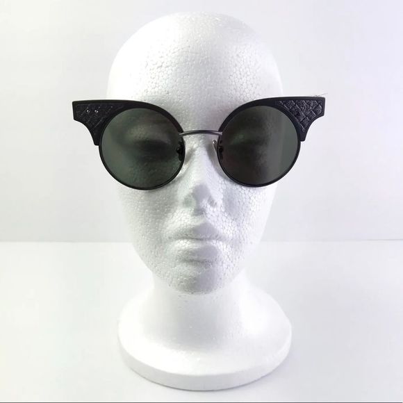 Bottega Veneta Round Cat Eye Ruthenium Grey Nwt main image 6